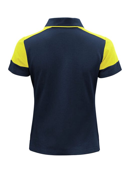 Printer Prime PP2265025 Ladies Polo - Navy/Neon Yellow