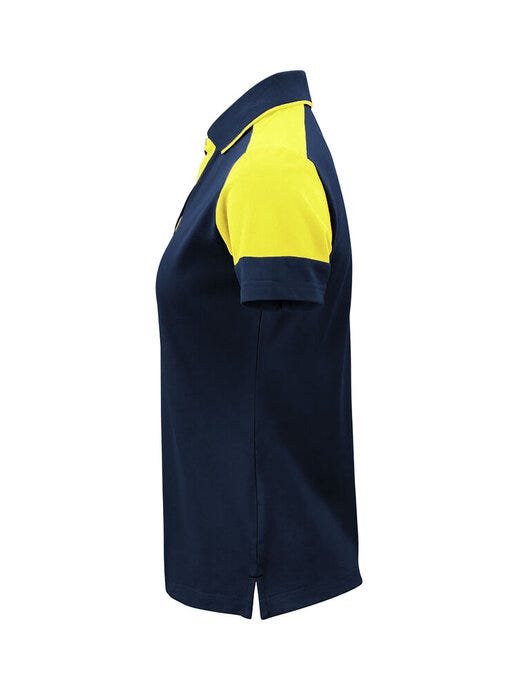 Printer Prime PP2265025 Ladies Polo - Navy/Neon Yellow