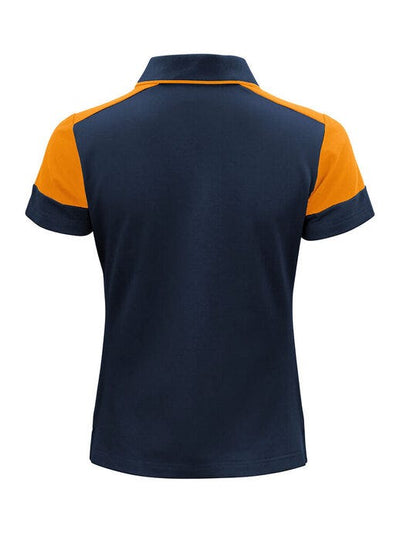 Printer Prime PP2265025 Ladies Polo - Navy/Neon Orange