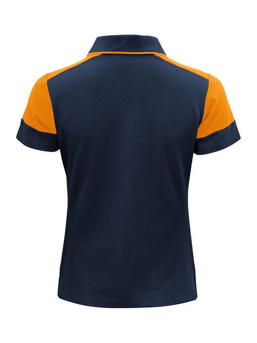 Printer Prime PP2265025 Ladies Polo - Navy/Neon Orange