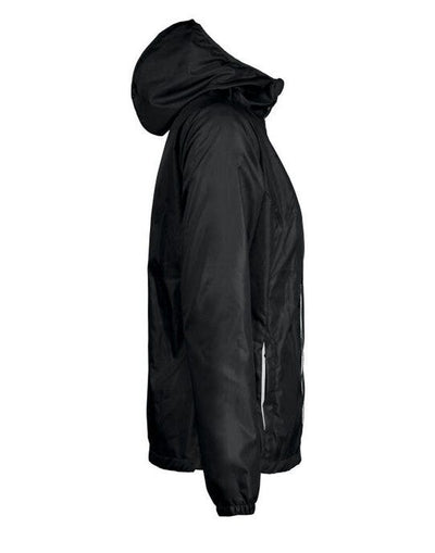 Printer Red PR2261048 Ladies Fastplant Windbreaker - Black