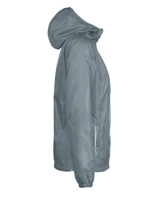 Printer Red PR2261048 Ladies Fastplant Windbreaker - Metal Grey