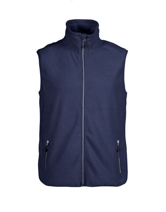 Printer Red PR2261506 Sideflip Fleece Vest - Navy