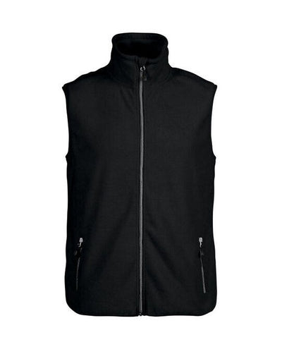 Printer Red PR2261506 Sideflip Fleece Vest - Black