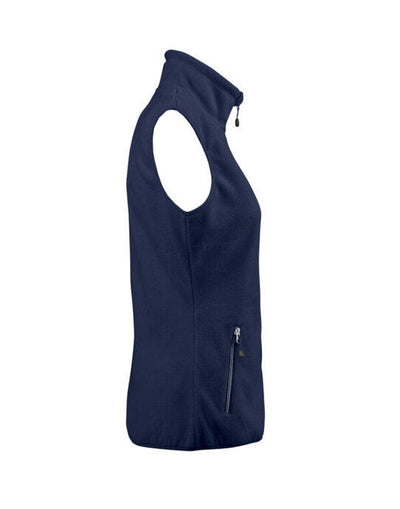 Printer Red PR2261507 Ladies Sideflip Fleece Vest - Navy