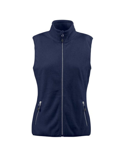 Printer Red PR2261507 Ladies Sideflip Fleece Vest - Navy