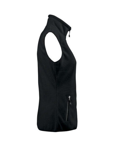 Printer Red PR2261507 Ladies Sideflip Fleece Vest - Black