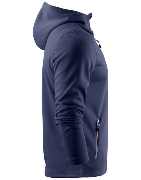 Printer Red PR2262056 Layback Full Zip Hoodie - Navy