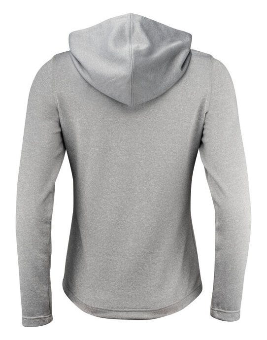 Printer Red PR2262057 Ladies Layback F/Z Hoodie - Grey Melange