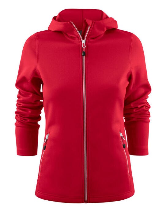 Printer Red PR2262057 Ladies Layback F/Z Hoodie - Red