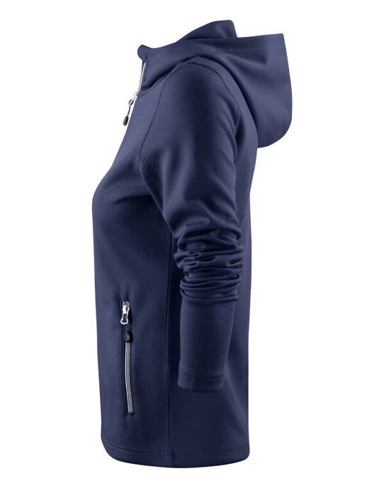 Printer Red PR2262057 Ladies Layback F/Z Hoodie - Navy