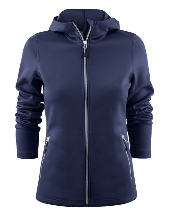 Printer Red PR2262057 Ladies Layback F/Z Hoodie - Navy