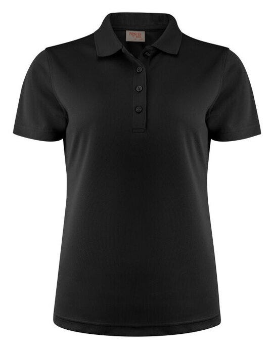 Printer Red PR2265029 Ladies Smash Polo Shirt - Black
