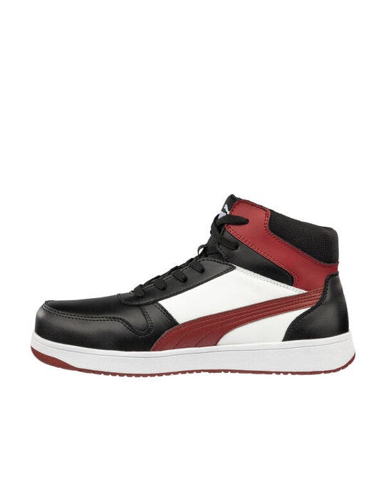 Puma Safety PS630050 Puma Frontcourt Mid - Black/White/Red