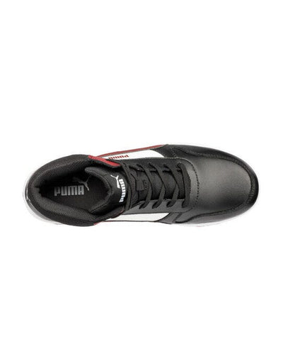 Puma Safety PS630050 Puma Frontcourt Mid - Black/White/Red