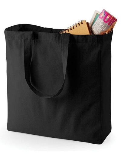 Quadra QD23 Canvas Classic Shopper - Black