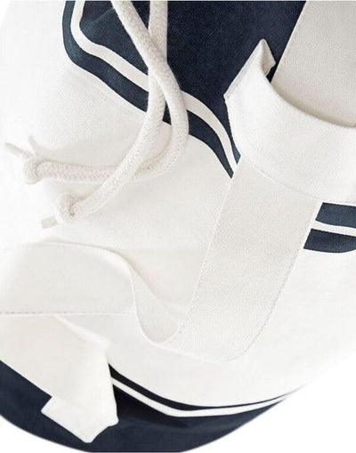 Quadra QD27 Canvas Duffel - French Navy/Off White