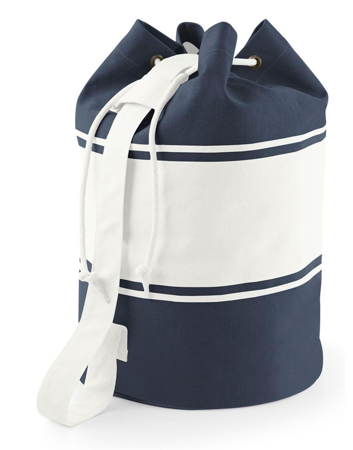 Quadra QD27 Canvas Duffel - French Navy/Off White
