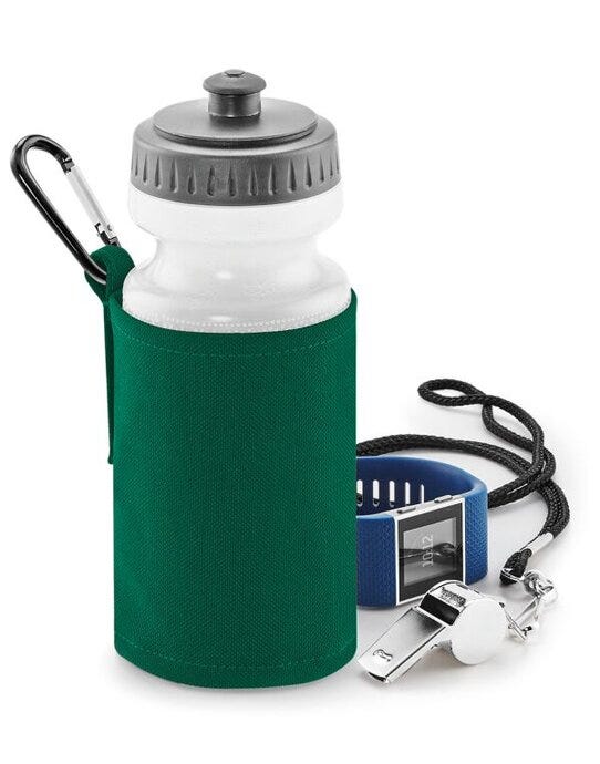 Quadra QD440 Water Bottle And Holder - Bottle Green