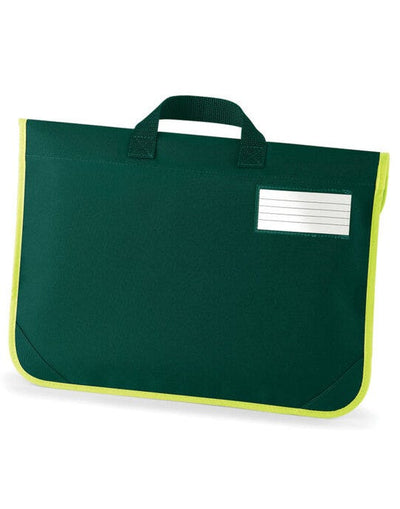 Quadra QD452 Enhanced-Viz Book Bag - Bottle Green