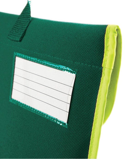 Quadra QD452 Enhanced-Viz Book Bag - Bottle Green