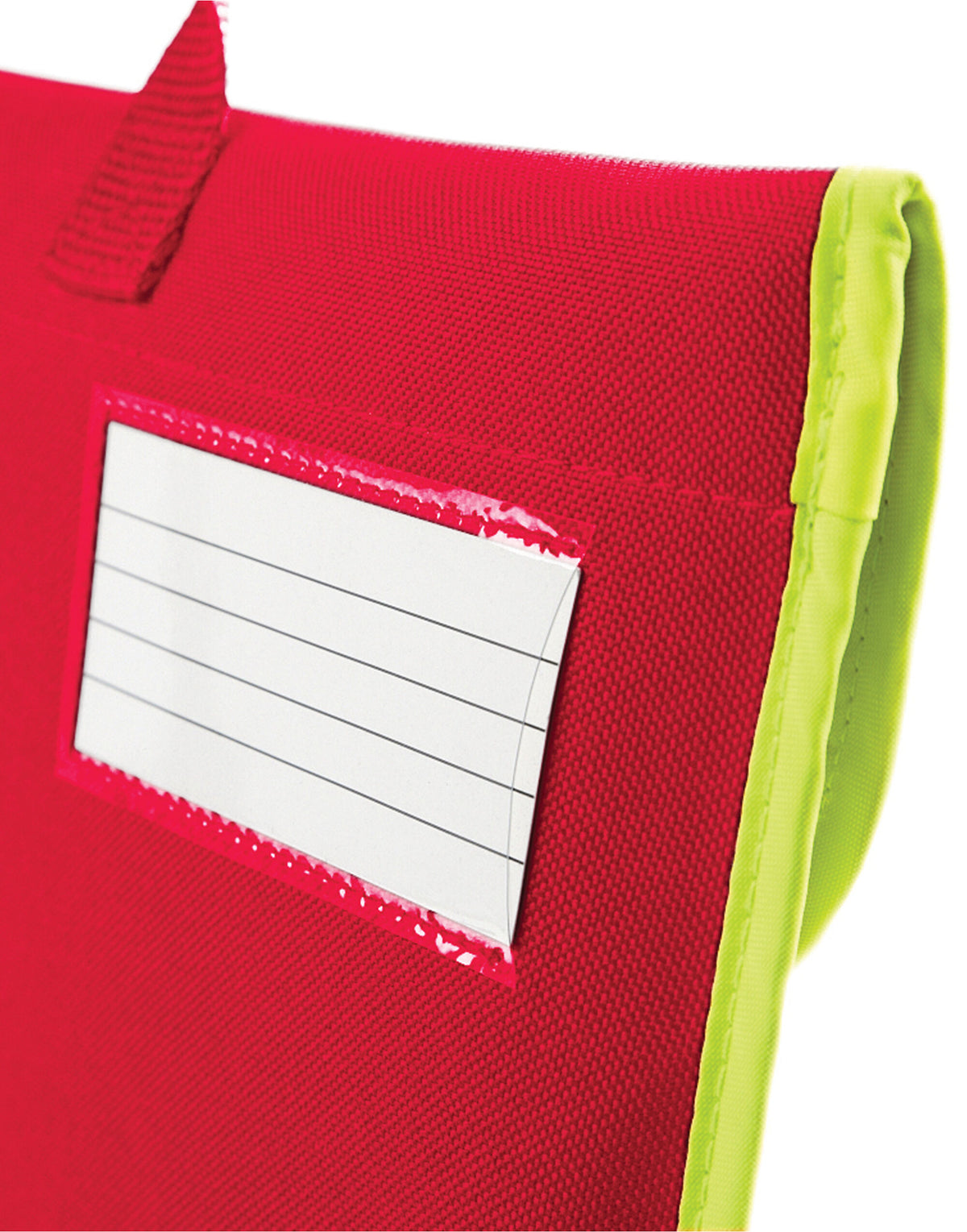 Quadra QD452 Enhanced-Viz Book Bag - Classic Red