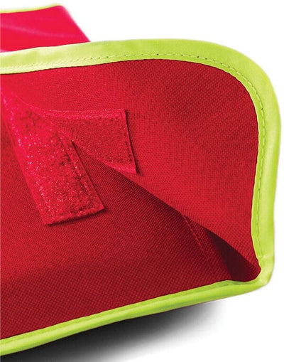 Quadra QD452 Enhanced-Viz Book Bag - Classic Red