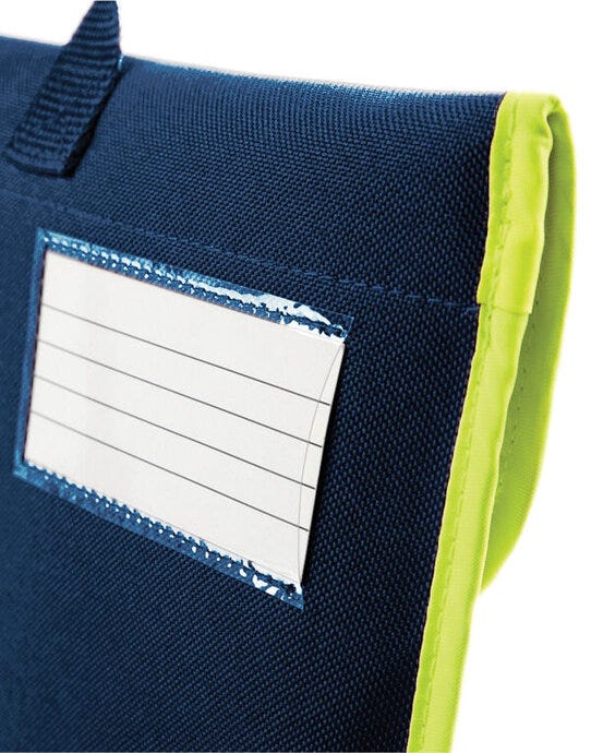 Quadra QD452 Enhanced-Viz Book Bag - French Navy