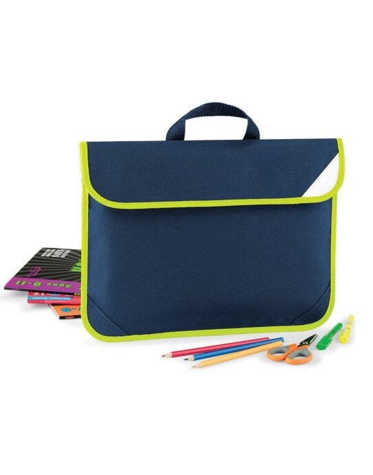 Quadra QD452 Enhanced-Viz Book Bag - French Navy