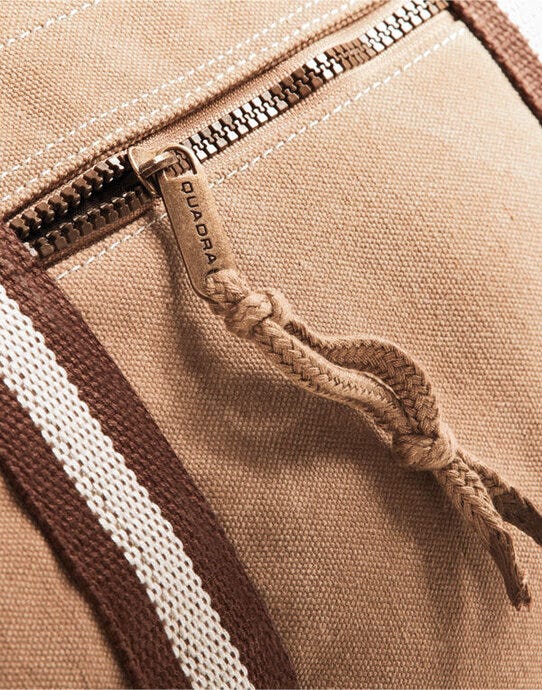 Quadra QD613 Desert Canvas Holdall - Sahara