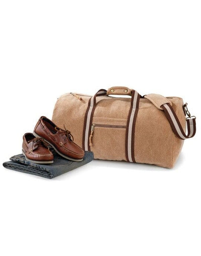 Quadra QD613 Desert Canvas Holdall - Sahara