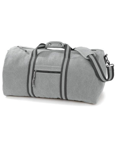 Quadra QD613 Desert Canvas Holdall - Vintage Light Grey