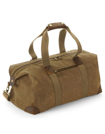 Quadra QD650 Heritage Washed Canvas Holdall - Desert Sand