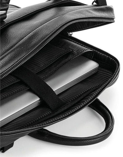 Quadra QD892 NuHide® Slimline Laptop Brief - Black