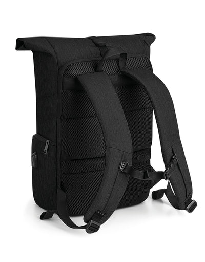 Quadra QD995 Q-Tech Charge Roll-Up Backpack - Black
