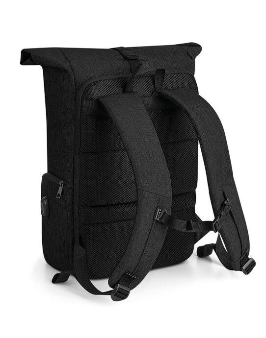 Quadra QD995 Q-Tech Charge Roll-Up Backpack - Black