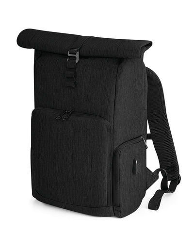 Quadra QD995 Q-Tech Charge Roll-Up Backpack - Black