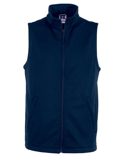 Russell Athletic R041M Russell Mens Smart Softshell Gilet - French Navy