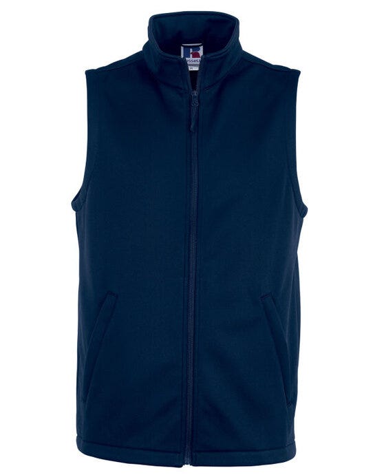 Russell Athletic R041M Russell Mens Smart Softshell Gilet - French Navy
