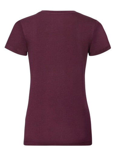 Russell Athletic Pure Organic R108F Russell Ladies Pure Organic T - Burgundy