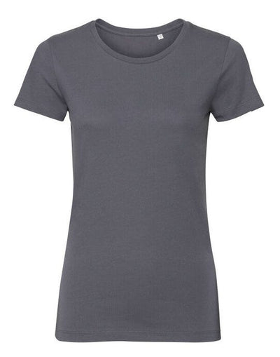 Russell Athletic Pure Organic R108F Russell Ladies Pure Organic T - Convoy Grey