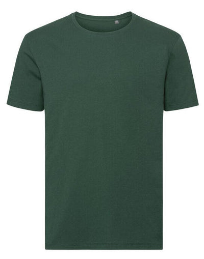 Russell Athletic Pure Organic R108M Russell Mens Pure Organic T - Bottle Green