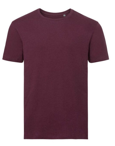 Russell Athletic Pure Organic R108M Russell Mens Pure Organic T - Burgundy