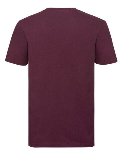 Russell Athletic Pure Organic R108M Russell Mens Pure Organic T - Burgundy