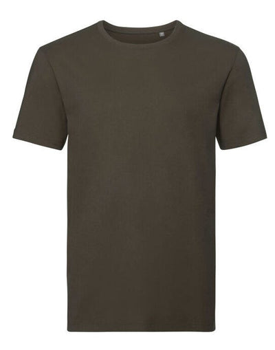 Russell Athletic Pure Organic R108M Russell Mens Pure Organic T - Dark Olive