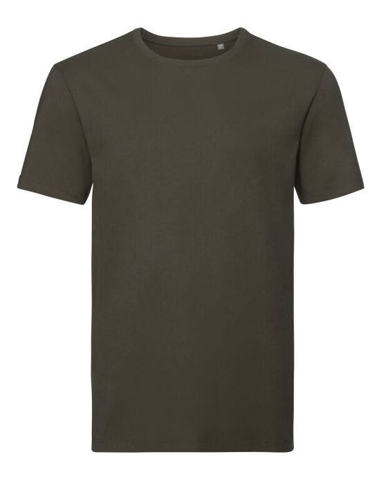 Russell Athletic Pure Organic R108M Russell Mens Pure Organic T - Dark Olive
