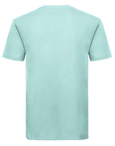 Russell Athletic Pure Organic R108M Russell Mens Pure Organic T - Aqua