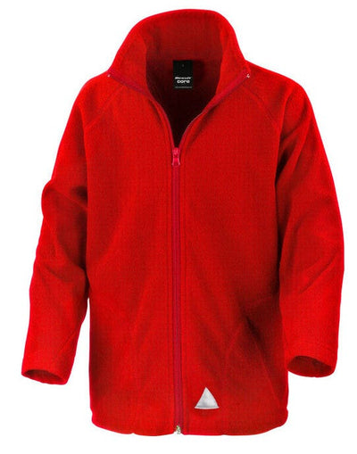 Result Core R114JY Junior Microfleece Jacket - Red