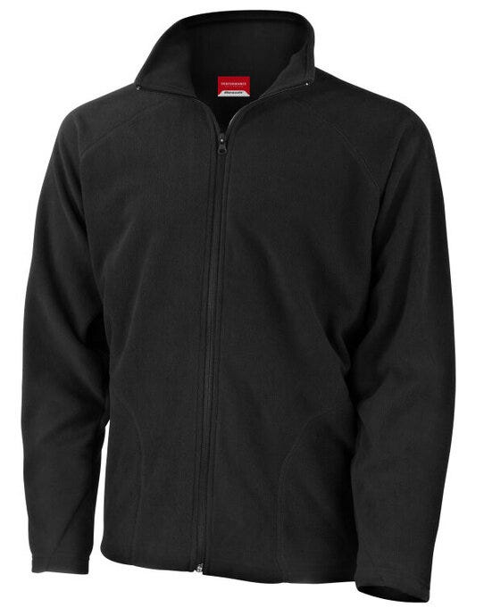 Result Core R114X Mens Microfleece Jacket - Black