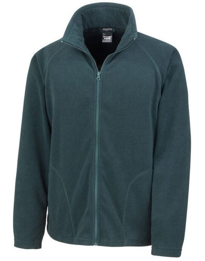Result Core R114X Mens Microfleece Jacket - Forest Green